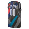 Camiseta Hombre Brooklyn Nets Personalizadas 2023-24 Nike City Edition Negro Swingman